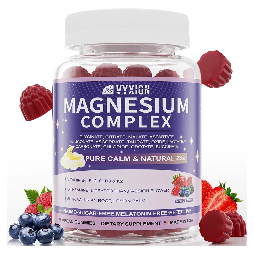 Vyxion Magnesium Complex Gummies, 60 gummies